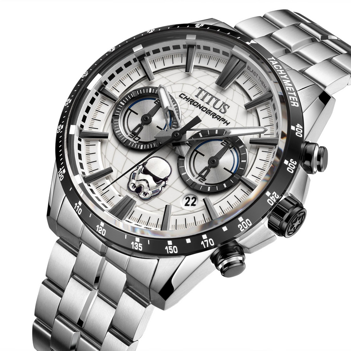 SOLVIL ET TITUS X STAR WARS 'STORMTROOPER' W06-03365-002 LIMITED EDITION SABER CHRONOGRAPH QUARTZ MEN WATCH