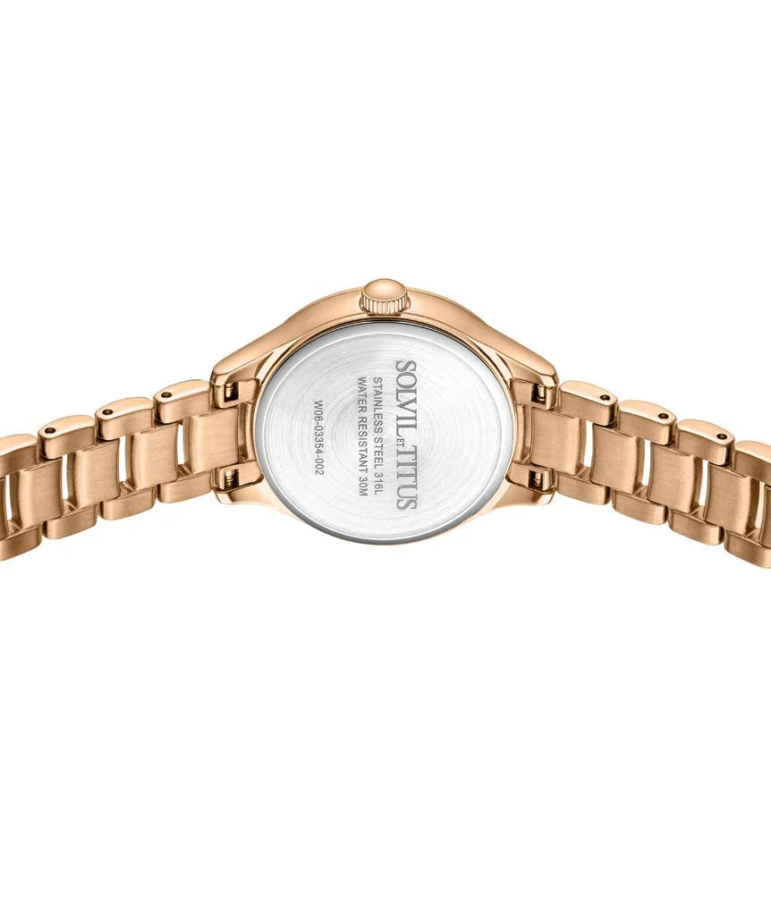 Solvil et Titus Fair Lady Women’s Watch W06-03354-002 Case Back