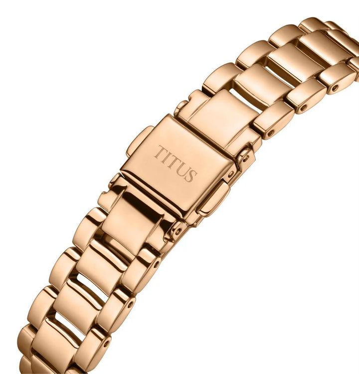 Rose Gold Stainless Steel Bracelet of Solvil et Titus Fair Lady Watch