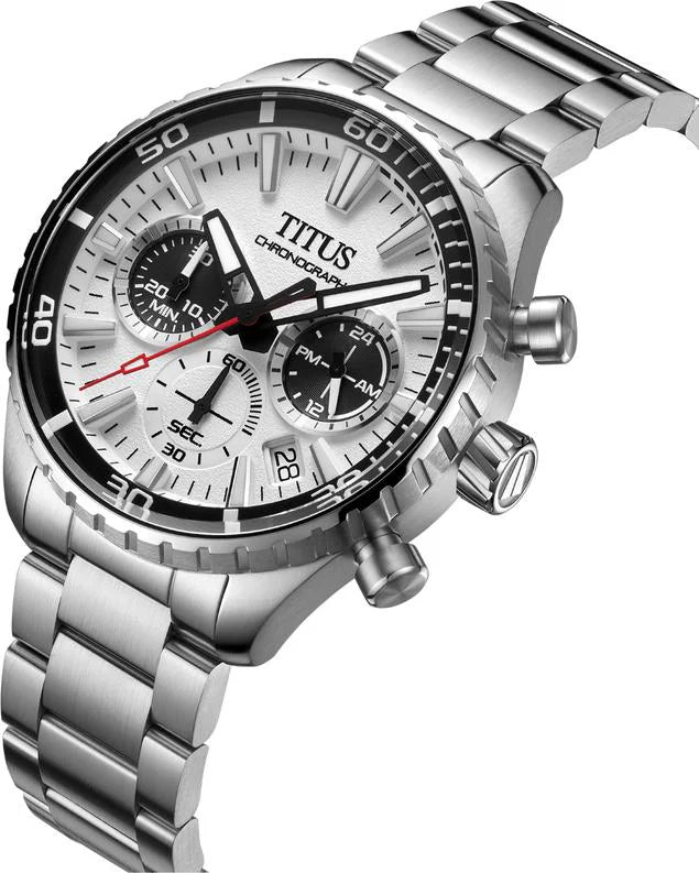 SOLVIL ET TITUS SABER W06-03364-001 CHRONOGRAPH QUARTZ MEN WATCH