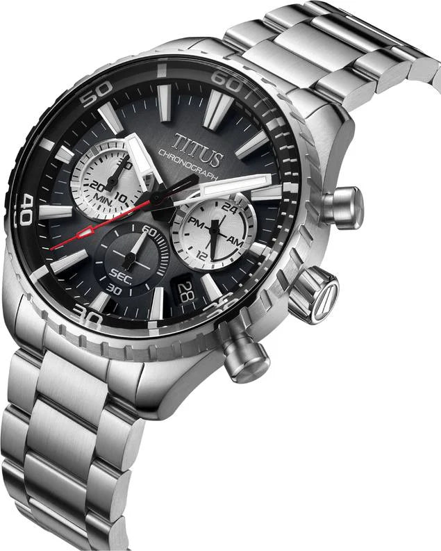 SOLVIL ET TITUS SABER W06-03364-002 CHRONOGRAPH QUARTZ MEN WATCH