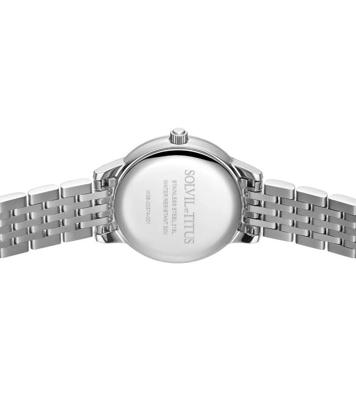 SOLVIL ET TITUS FAIR LADY W06-03374-001 3 HANDS QUARTZ WOMEN WATCH