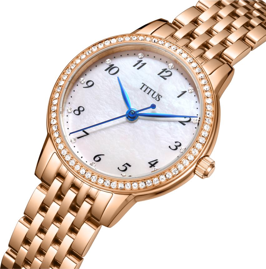 SOLVIL ET TITUS FAIR LADY W06-03374-004 3 HANDS QUARTZ WOMEN WATCH