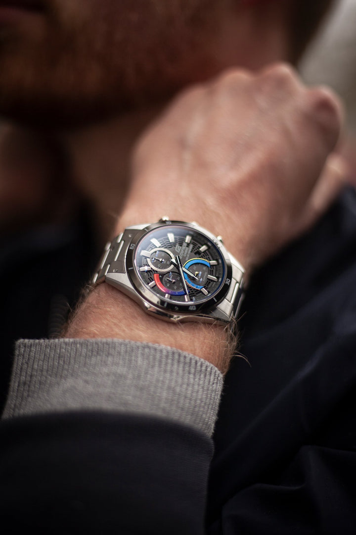 CASIO EDIFICE SLIM LINE EFS-S610HG-1AVUDF SOLAR CHRONOGRAPH MEN WATCH