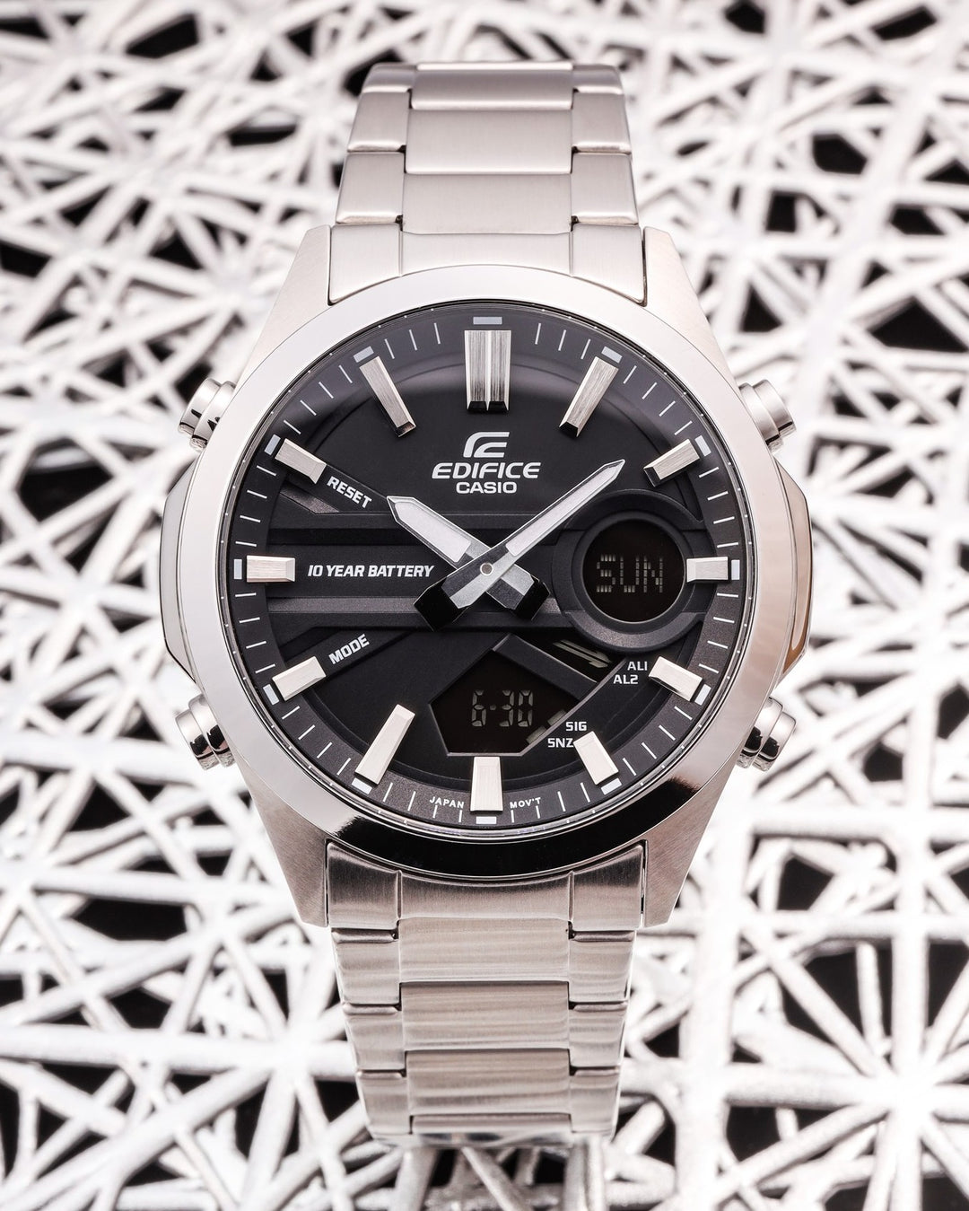 CASIO EDIFICE EFV-C120D-1ADF ANALOG DIGITAL MEN WATCH