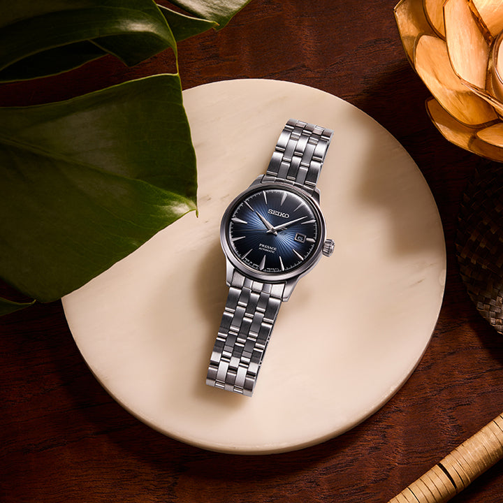 SEIKO PRESAGE SRPB41J1 COCKTAIL TIME "BLUE MOON" AUTOMATIC MEN WATCH