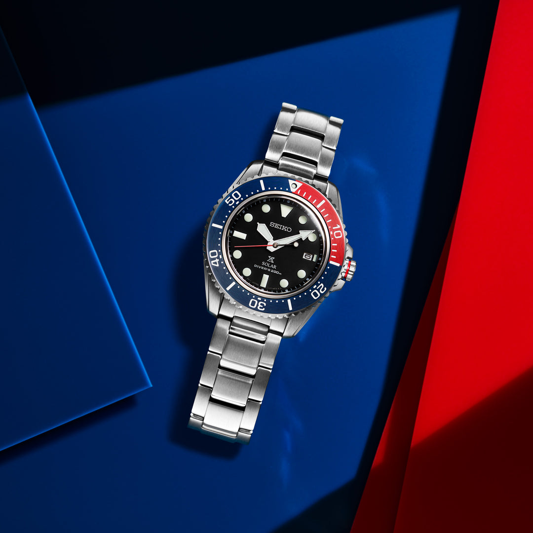 SEIKO PROSPEX SNE591P1 COMPACT SOLAR DIVER MEN WATCH