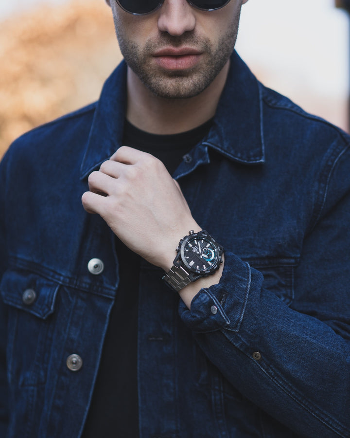 CASIO EDIFICE ECB-40DB-1ADF SOSPENSIONE MEN WATCH