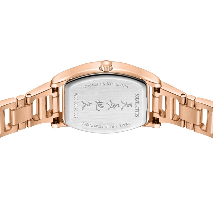 SOLVIL ET TITUS BARISTA W06-03326-002 3 HANDS DATE QUARTZ WOMEN WATCH