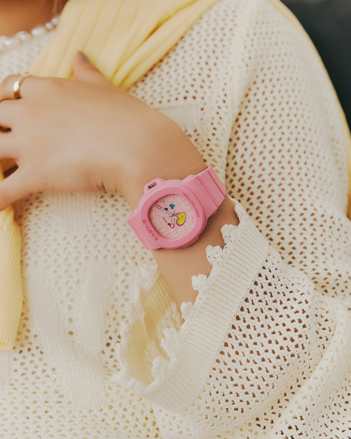 CASIO BABY-G BGA-10-4ADR PLAYFUL HEARTS ANALOG WOMEN WATCH