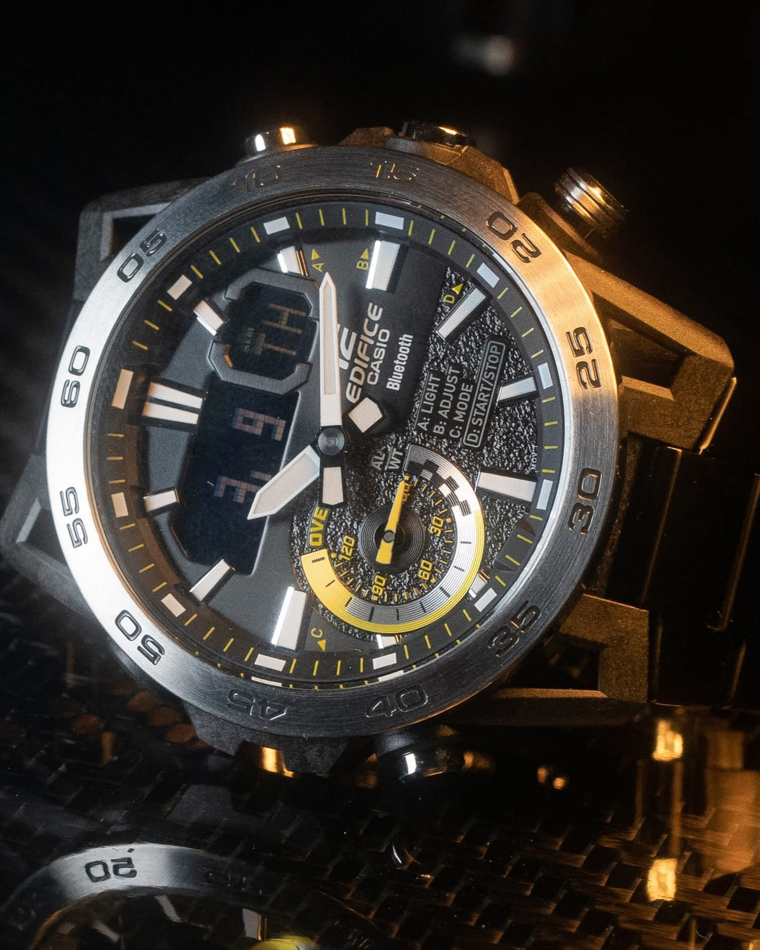 CASIO EDIFICE ECB-40DC-1ADF SOSPENSIONE MEN WATCH