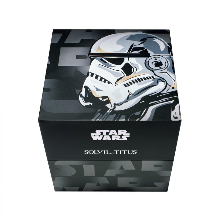 SOLVIL ET TITUS X STAR WARS 'STORMTROOPER' W06-03365-002 LIMITED EDITION SABER CHRONOGRAPH QUARTZ MEN WATCH