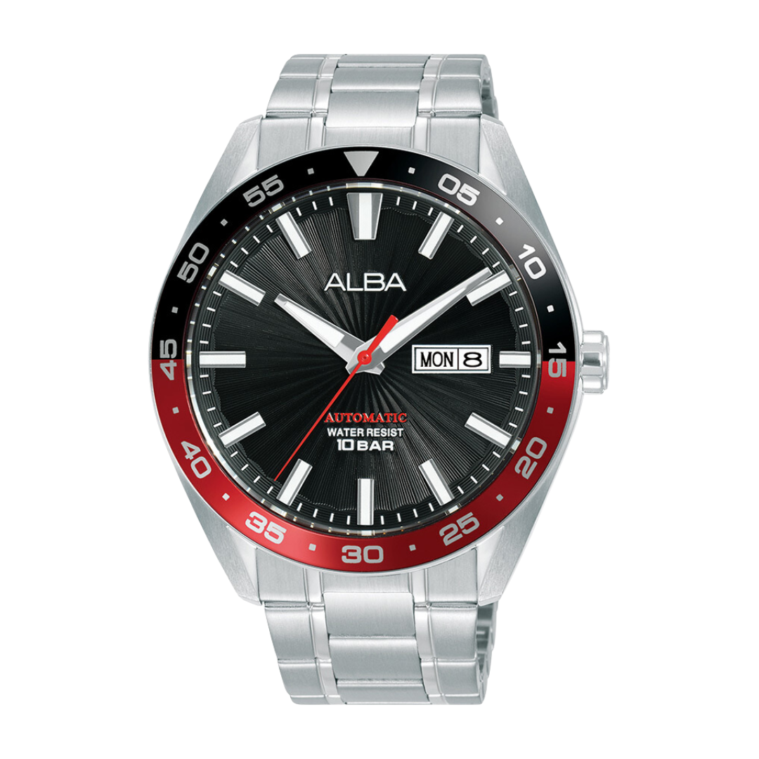ALBA A3B001X Mechanical Stainless Steel Men Watch City Chain City Chain Singapore