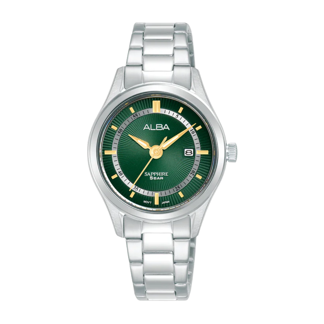 ALBA AH7BQ3X PRESTIGE QUARTZ 3 HANDS DATE WOMEN WATCH