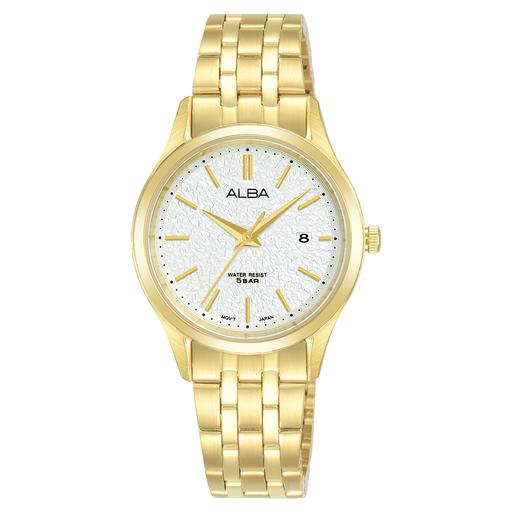 ALBA AH7BR4X QUARTZ 3 HANDS DATE WOMEN WATCH CITY CHAIN City
