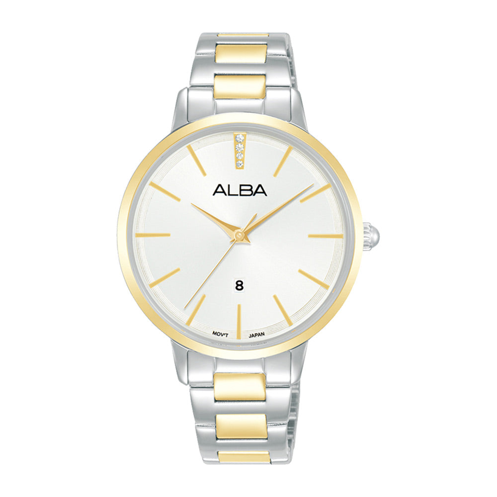 ALBA AH7CD2X QUARTZ 3 HANDS DATE WOMEN WATCH
