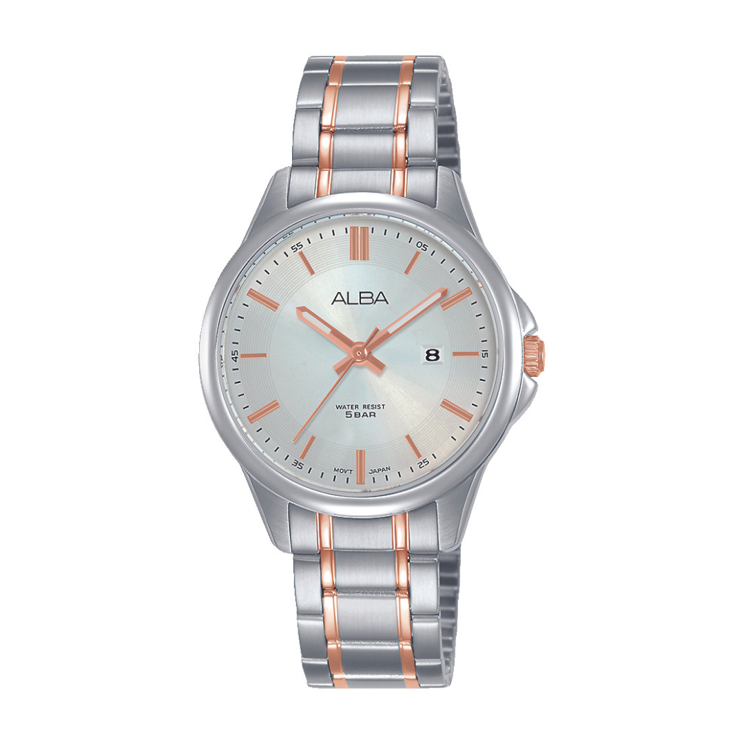 ALBA AH7V83X PRESTIGE QUARTZ 3 HANDS DATE WOMEN WATCH
