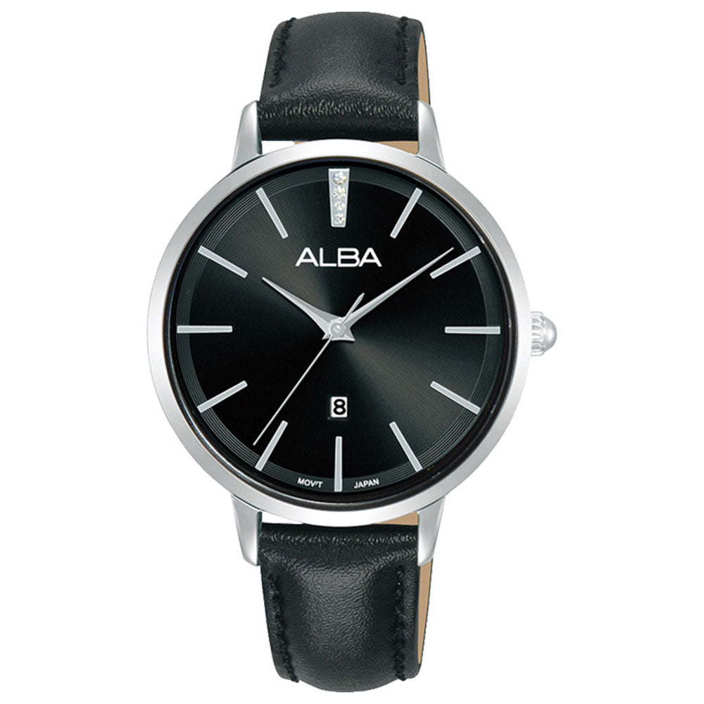 ALBA AH7CD9X QUARTZ 3 HANDS DATE WOMEN WATCH