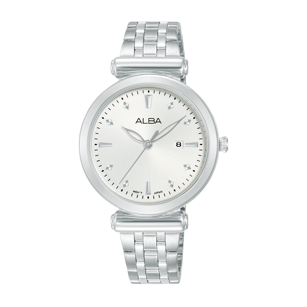 ALBA AH7CQ9X FASHION QUARTZ 3 HANDS DATE WOMEN WATCH