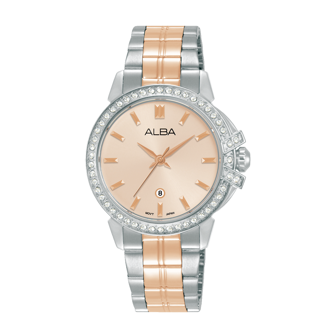 ALBA AH7CX1X SIGNA QUARTZ 3 HANDS DATE WOMEN WATCH