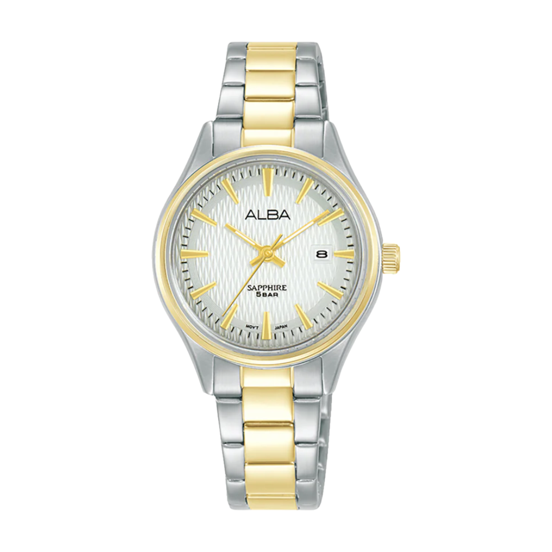 ALBA AH7DM0X PRESTIGE QUARTZ 3 HANDS DATE WOMEN WATCH