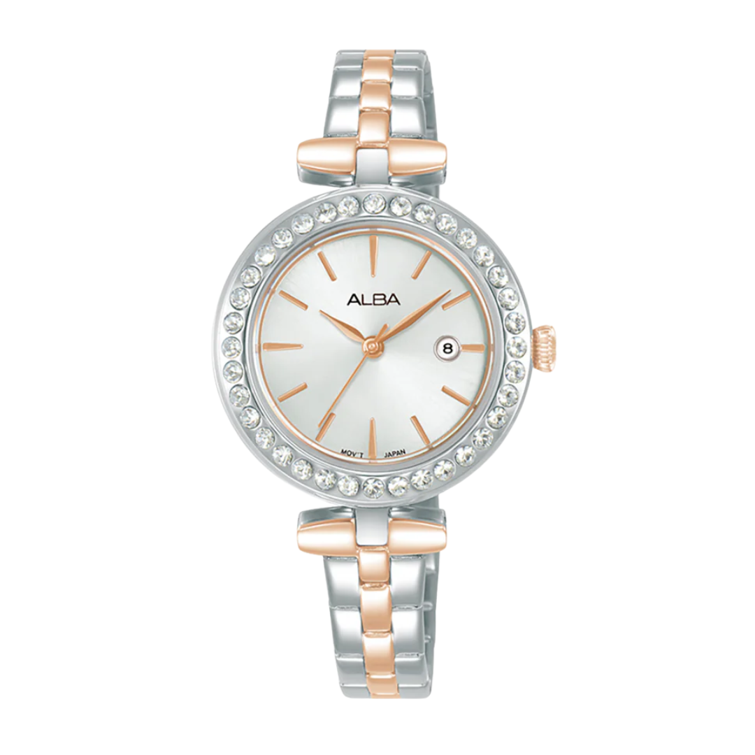 ALBA AH7DR3X FASHION QUARTZ 3 HANDS DATE WOMEN WATCH