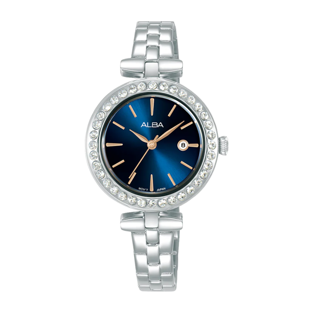 ALBA AH7DR7X FASHION QUARTZ 3 HANDS DATE WOMEN WATCH