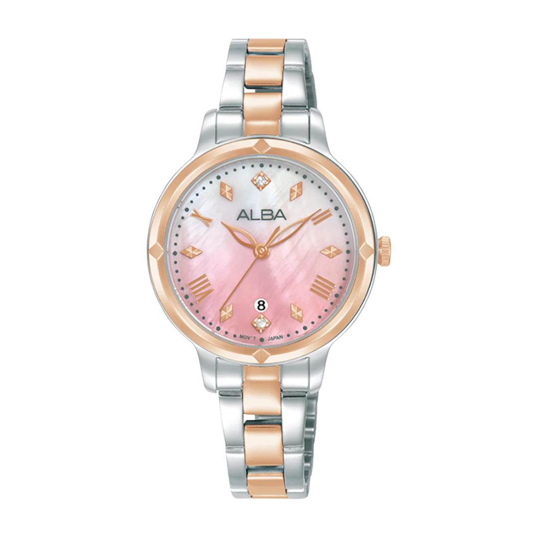 ALBA AH7DY0X FASHION QUARTZ 3 HANDS DATE WOMEN WATCH