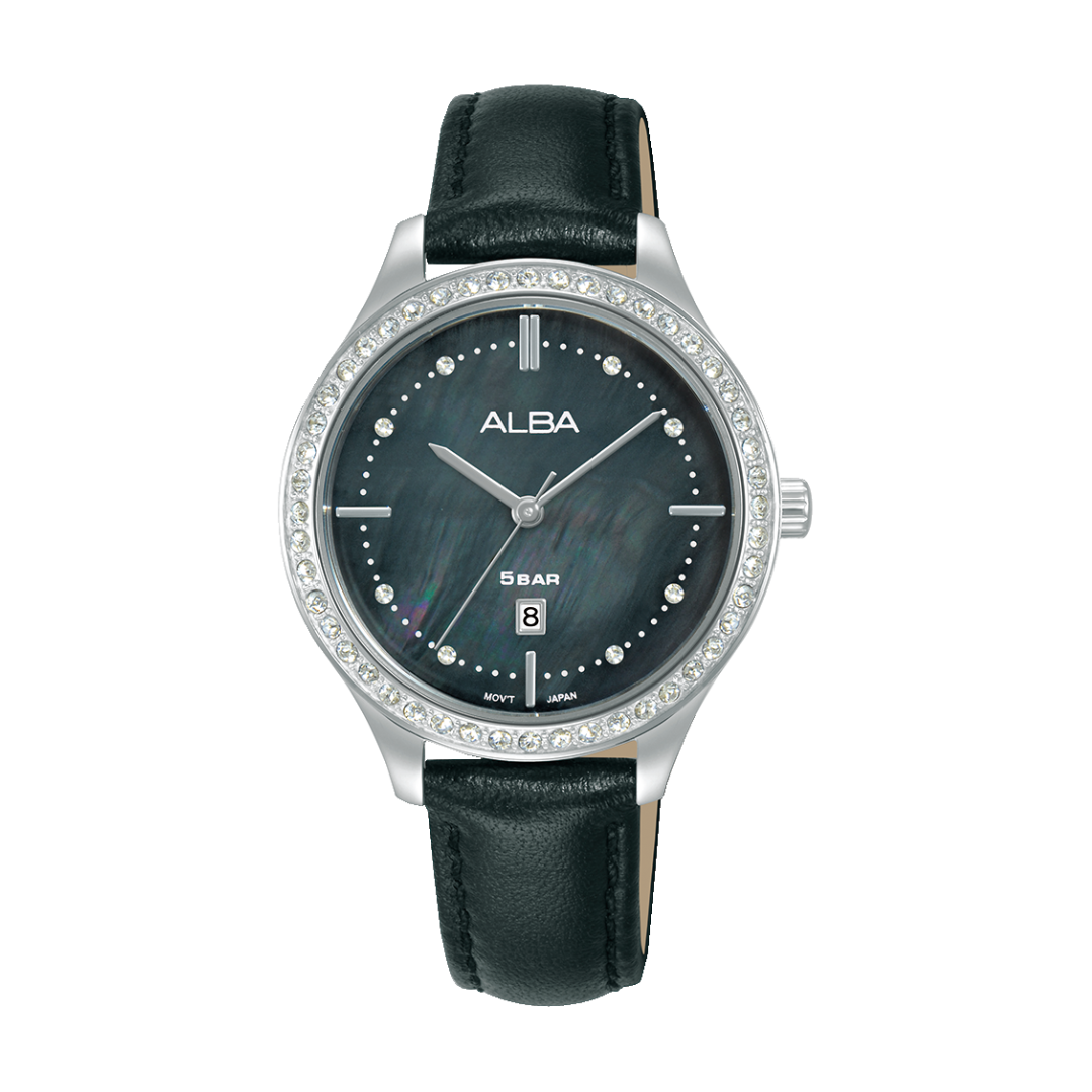 ALBA AH7EM1X FASHION QUARTZ 3 HANDS DATE WOMEN WATCH