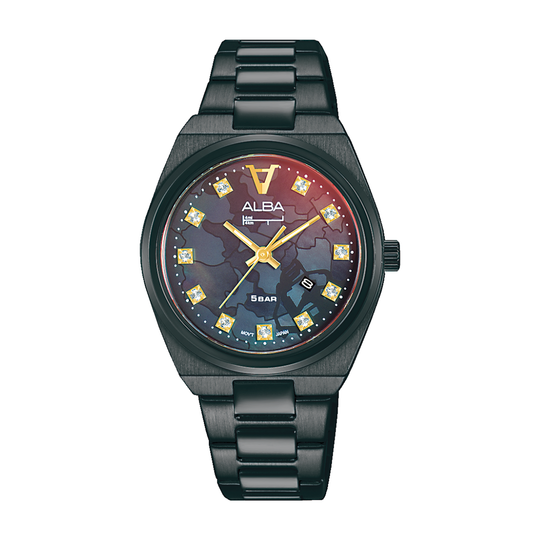 ALBA AH7Y41X SIGNA QUARTZ 3 HANDS DATE WOMEN WATCH