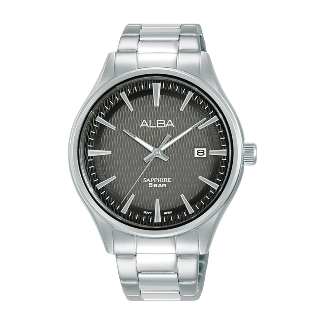 ALBA AS9U43X PRESTIGE QUARTZ 3 HANDS DATE MEN WATCH