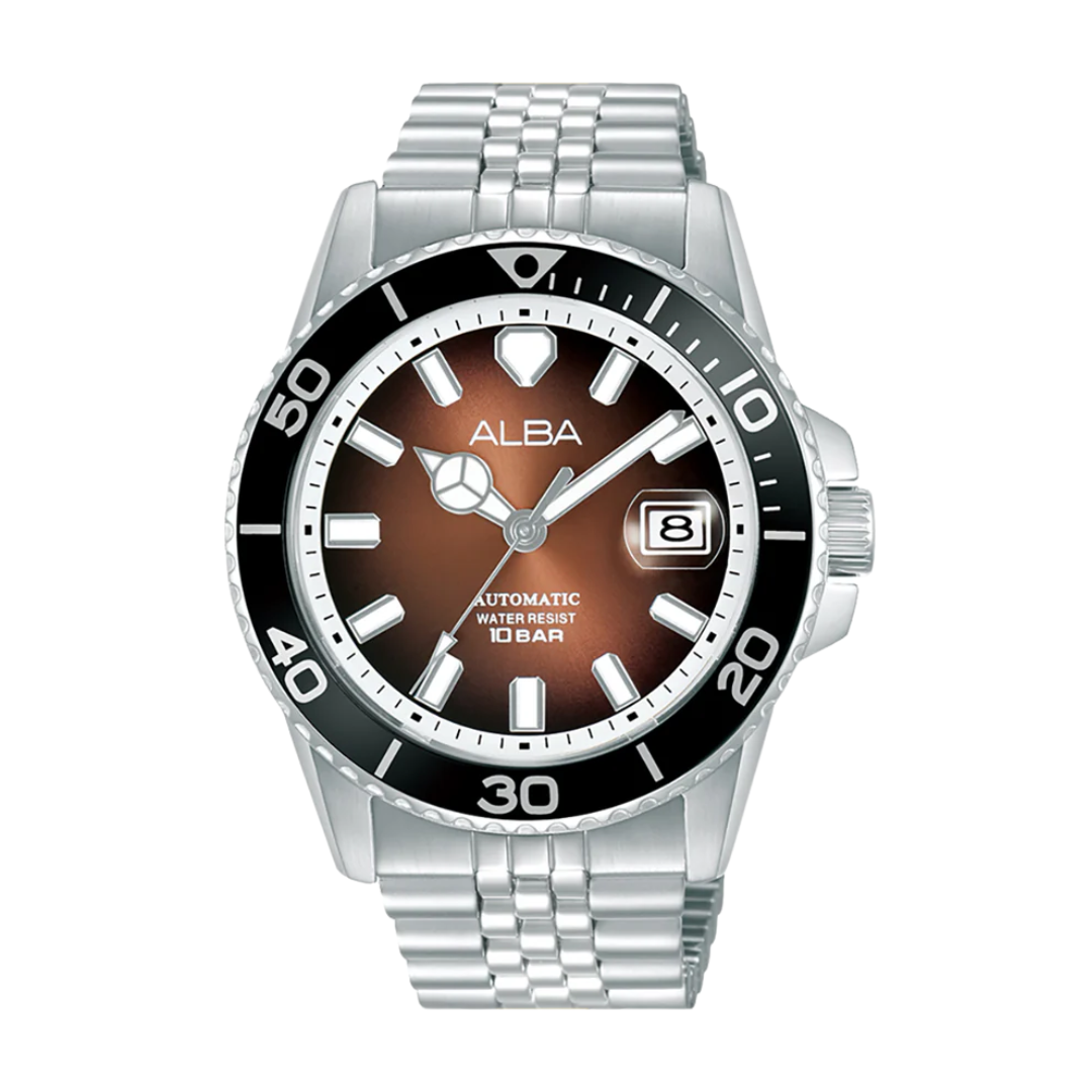 ALBA AU4057X MECHANICAL STAINLESS STEEL MEN WATCH