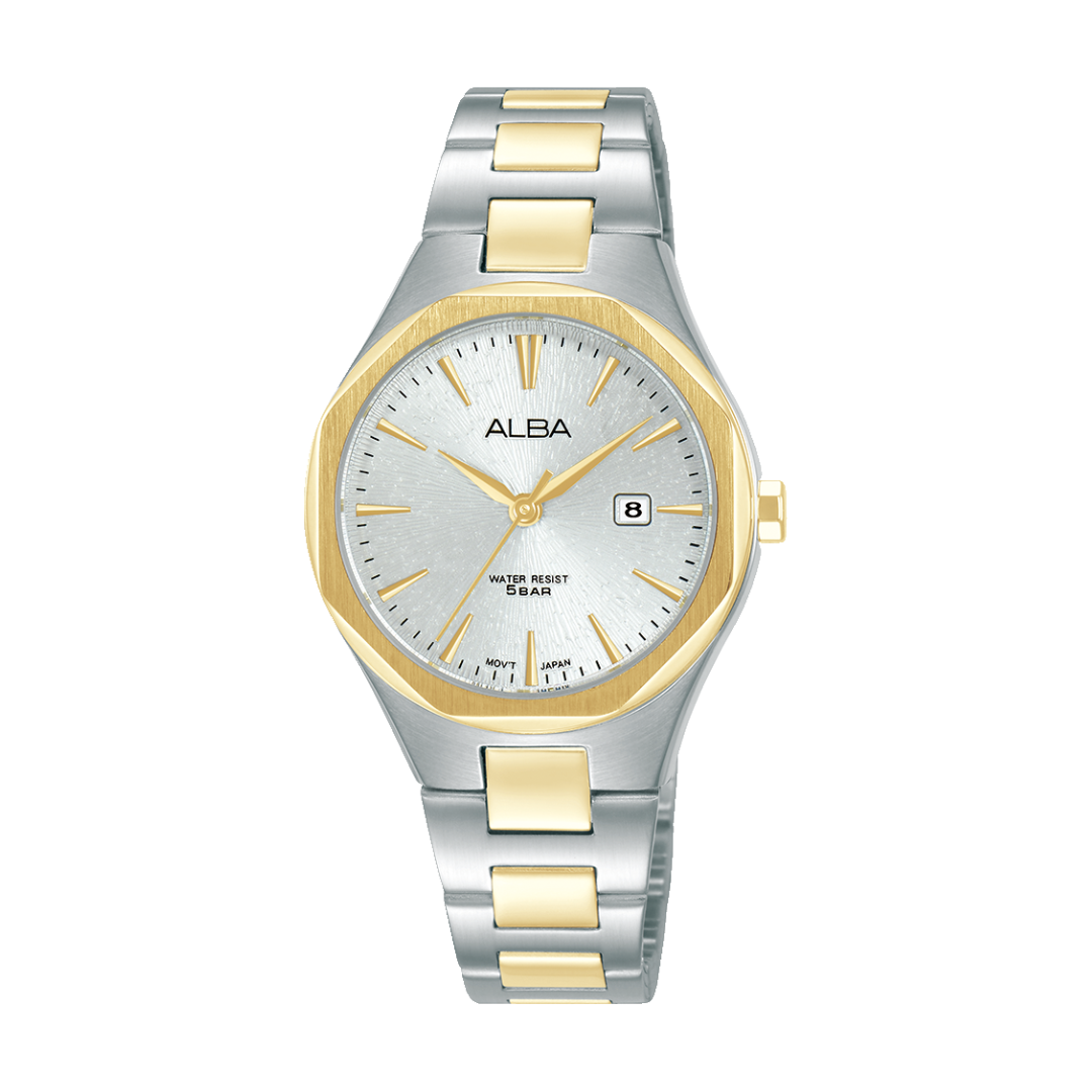 ALBA AH7DN6X PRESTIGE QUARTZ 3 HANDS DATE WOMEN WATCH