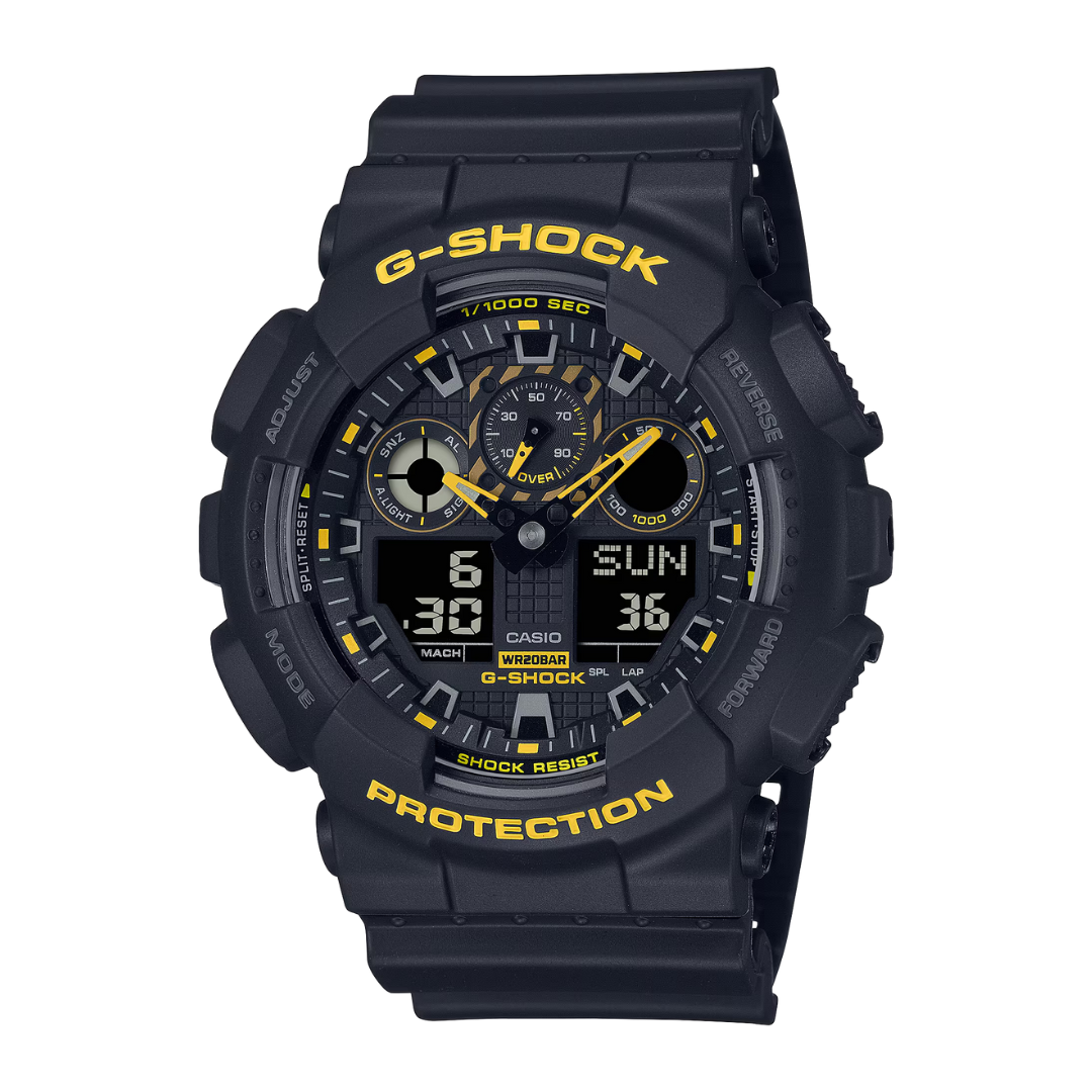 Yellow G Shock Ga100 Red 100% Ori Japan Made Casio G-Shock GA100