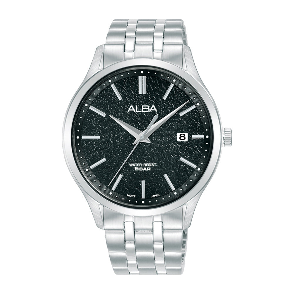 ALBA AS9R31X PRESTIGE QUARTZ 3 HANDS DATE MEN WATCH