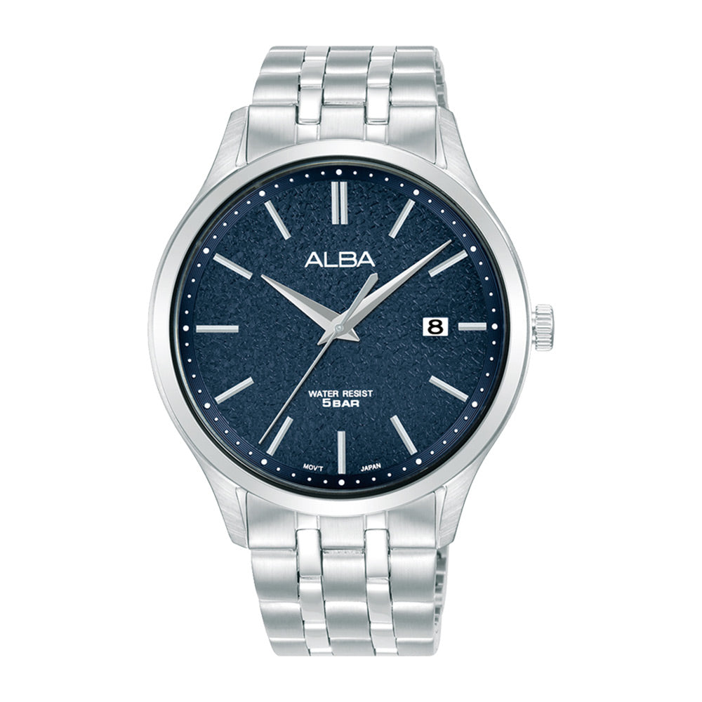 ALBA AS9R33X PRESTIGE QUARTZ 3 HANDS DATE MEN WATCH