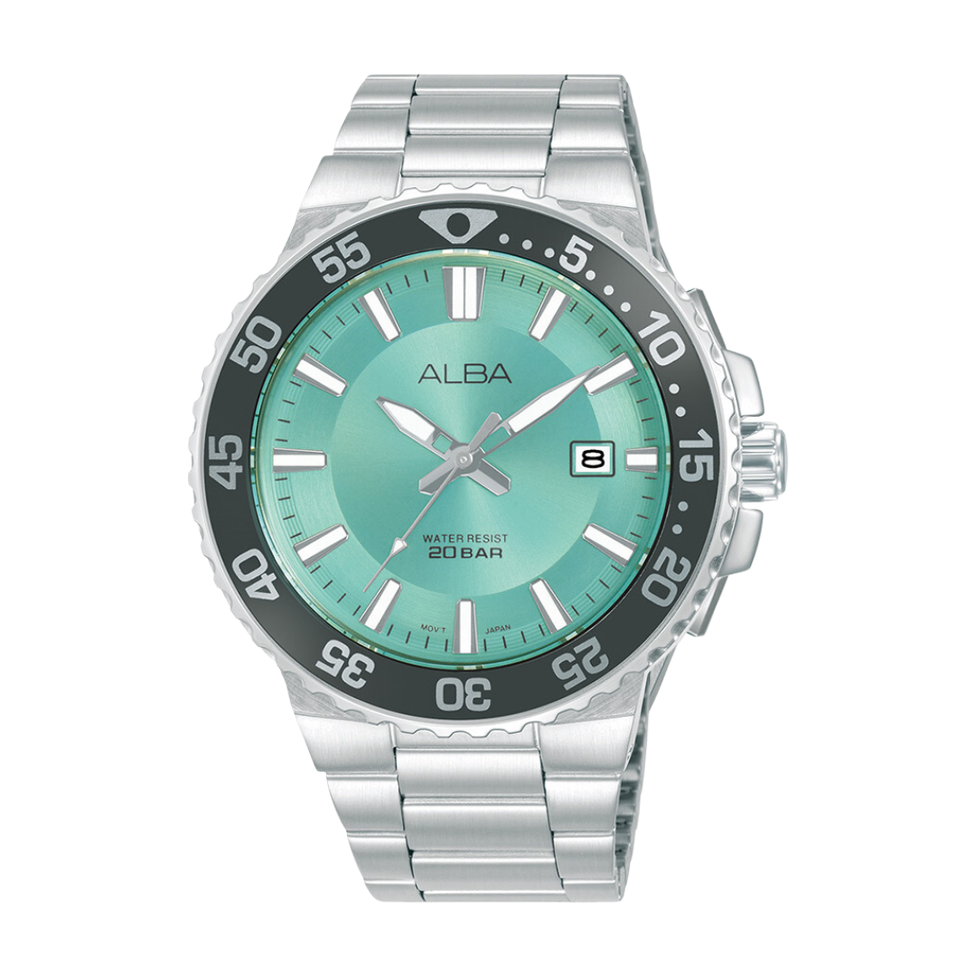 ALBA AS9S87X ACTIVE 3 HANDS DATE QUARTZ MEN WATCH