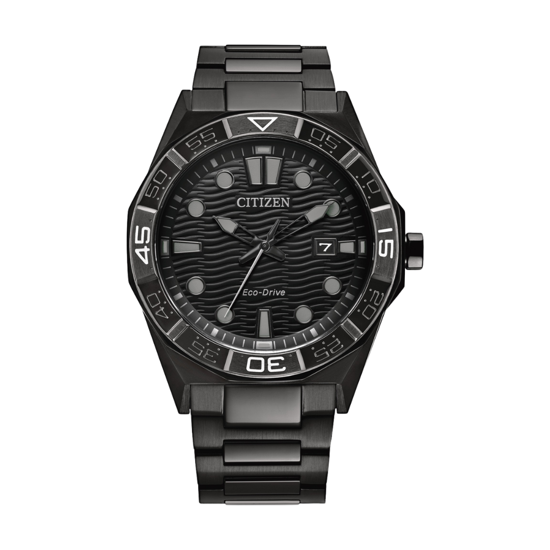AVZHJA ブラックメタル　BLACKL Citizen AW1855-52E Eco-Drive | City Chain – City Chain Singapore