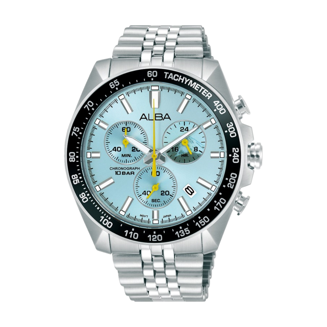 あら アルナス ALBA AX7031X Signa Quartz Chronograph Men Watch | City Chain