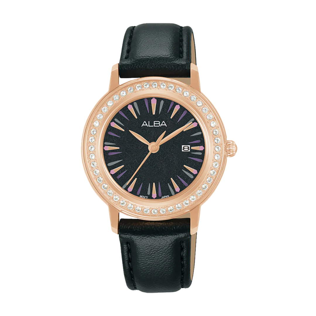 ALBA AH7DL6X SIGNA QUARTZ 3 HANDS DATE WOMEN WATCH