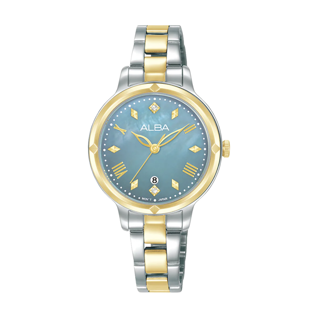 ALBA AH7DY2X FASHION QUARTZ 3 HANDS DATE WOMEN WATCH