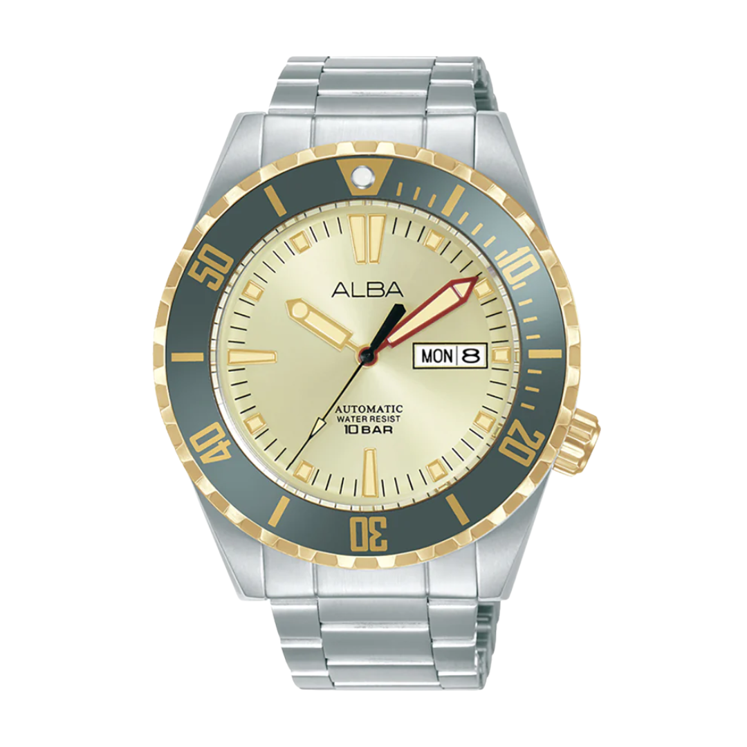 ALBA AL4694X MECHANICAL STAINLESS STEEL MEN WATCH