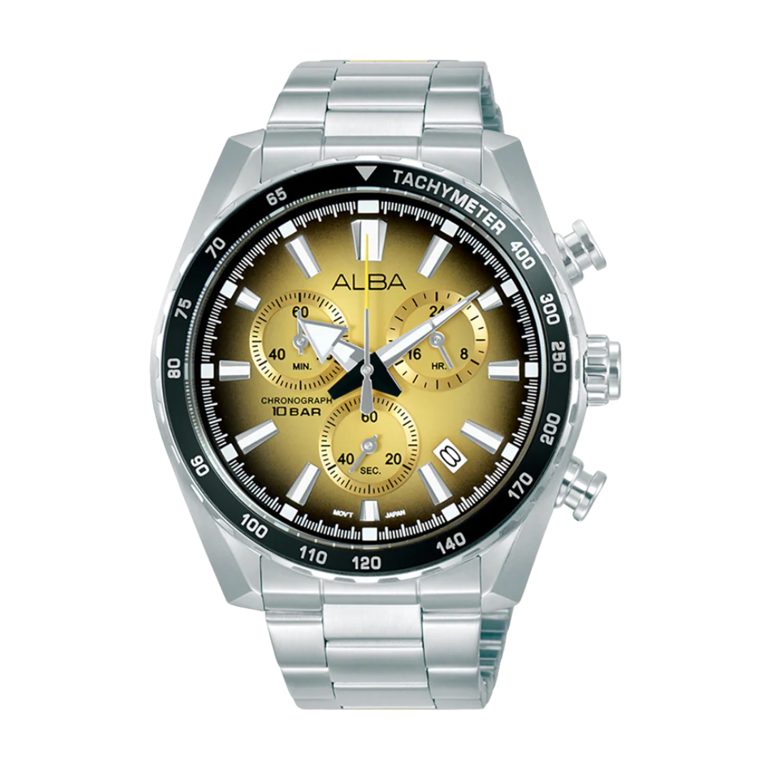 ALBA SIGNA AX7005X QUARTZ 3 HANDS DATE MEN WATCH