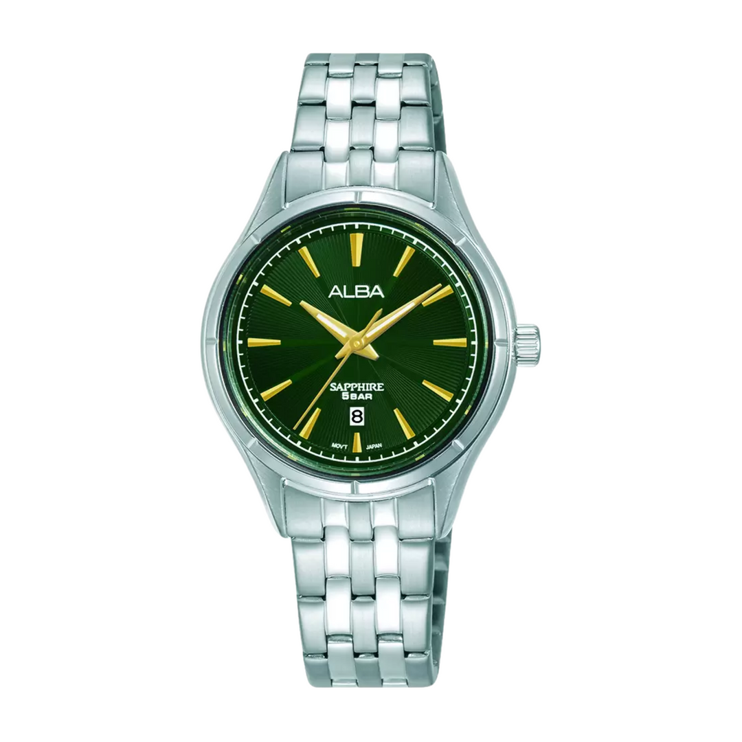 ALBA AH7CY3X PRESTIGE QUARTZ 3 HANDS DATE WOMEN WATCH