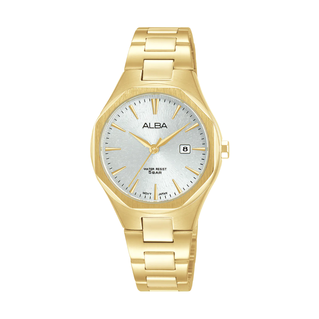 ALBA AH7DN2X FASHION QUARTZ 3 HANDS DATE WOMEN WATCH