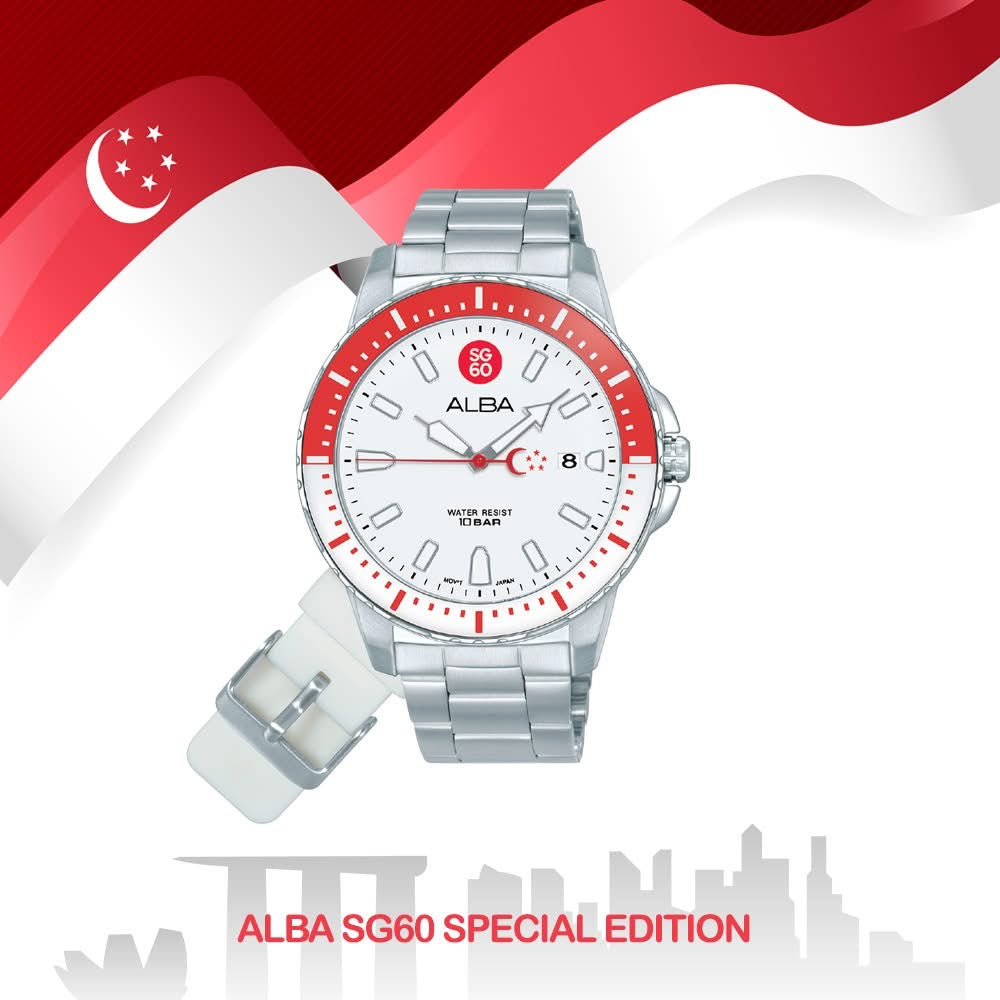 ALBA SG60 SPECIAL EDITION AS9V73X2 ACTIVE QUARTZ WATCH