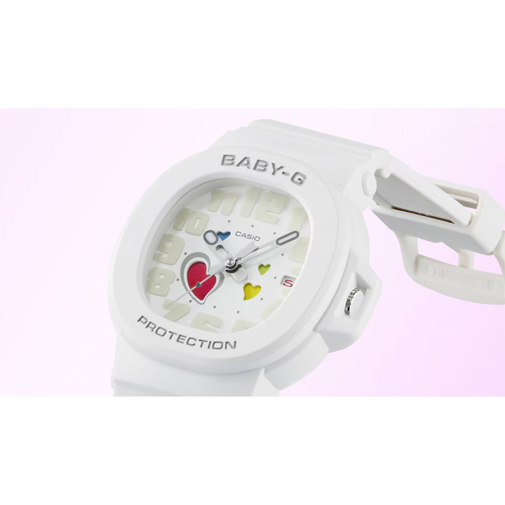 CASIO BABY-G BGA-10-4ADR PLAYFUL HEARTS ANALOG WOMEN WATCH
