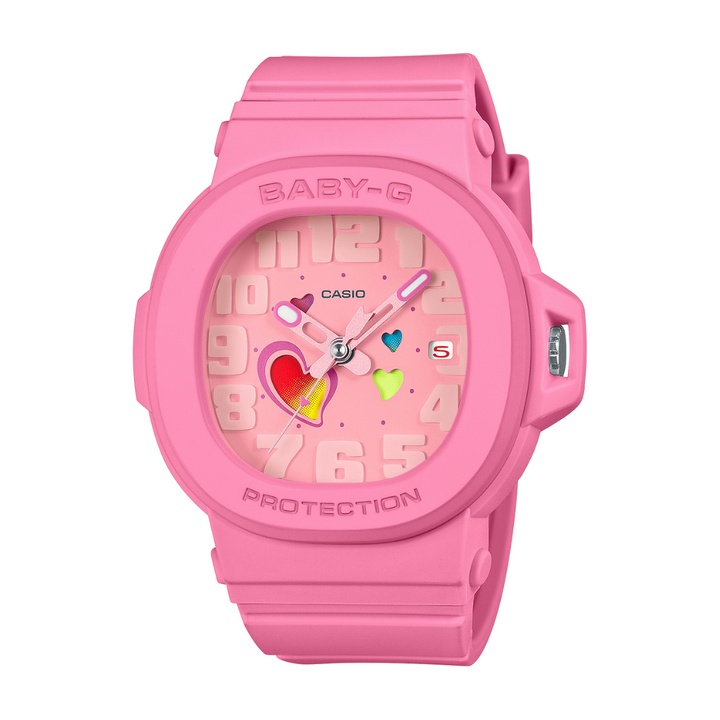 CASIO BABY-G BGA-10-4ADR PLAYFUL HEARTS ANALOG WOMEN WATCH