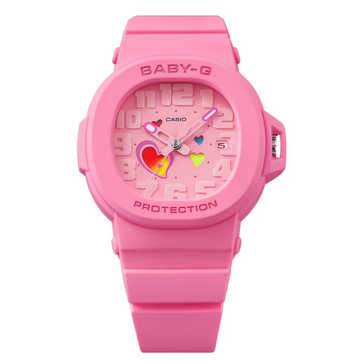 CASIO BABY-G BGA-10-4ADR PLAYFUL HEARTS ANALOG WOMEN WATCH