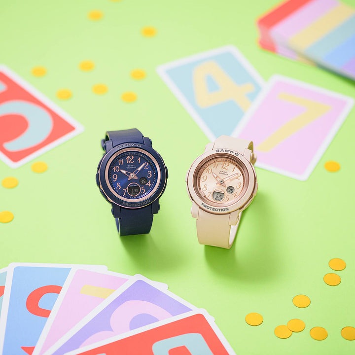 CASIO BABY-G BGA-290SA-4ADR ANALOG-DIGITAL PINK BEIGE WOMEN WATCH